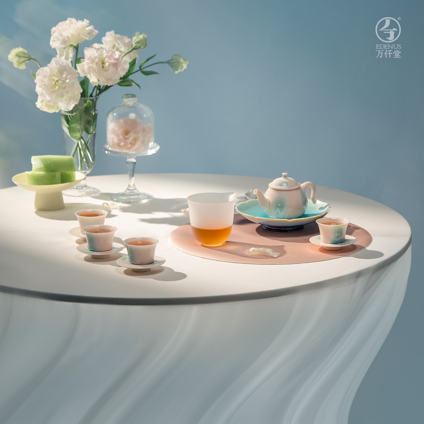 这么温婉的茶器第一次见